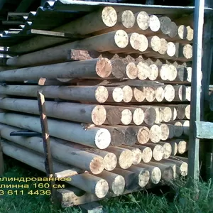 оцилиндрованная древесина
